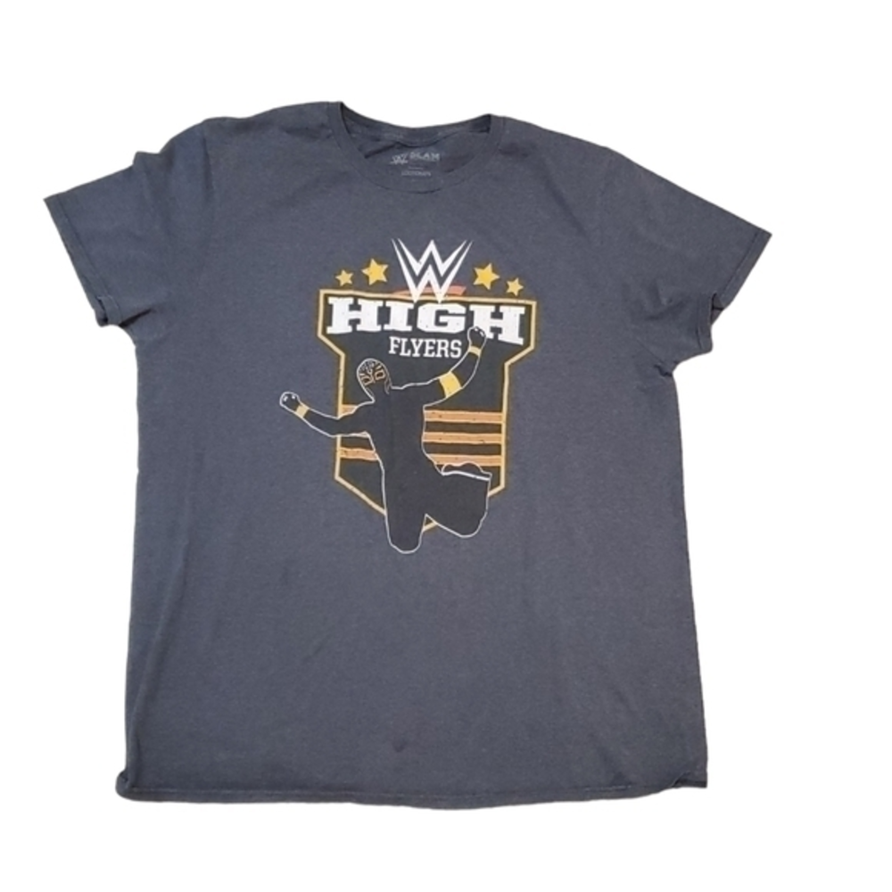 WWE Slam‎ Crate High Flyers Luchador Mysterio Blue T-Shirt Large